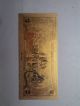$2 Usd Gold Foil Bill 24kt Gold 9999999 Special Edition Paper Money: US photo 5