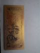 $2 Usd Gold Foil Bill 24kt Gold 9999999 Special Edition Paper Money: US photo 6