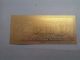 $1 Usd Gold Foil Bill 24kt Gold 9999999 Special Edition Paper Money: US photo 4