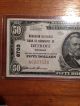 $50 Guardian National Bank Of Detroit National Currency Low Serial Number Paper Money: US photo 3