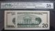 Pmg 1996 $20 Federal Reserve Note Board Break Error Choice Au 58 Paper Money: US photo 3