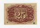 2nd Issue Fr.  1288 25c United States Fractional Currency Note Au/unc Paper Money: US photo 1