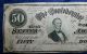 1864 $50 Csa T - 66 Confederate States America 1st Series Civil War Currency Note Paper Money: US photo 3
