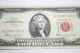 1963 Two Dollar Red Seal $2 Bill Great Vintage Note A 15083725 A 1963 Small Size Notes photo 2