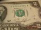1976 $2 Two - Dollars Frn Greensealbi - Cenntinnial Crisp Uncirculated 2 Small Size Notes photo 2