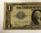 1923 $1 Eb Block Large Silver Certificate Blue Seal Note Fine/very Fine Small Size Notes photo 4
