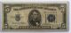 $5 Very Fine Grade.  1934 - D.  Silver Certificate.  Currency.  Paper Money. Small Size Notes photo 4