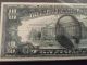 $10 Full Front To Back Offset Error {year 1977} Vf Paper Money: US photo 2