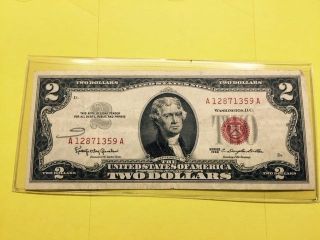 Two Dollar Red Bill 1963 Series photo