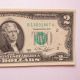 1976 $2 Two Dollar Bill First Day Issue With Stamp Postmarked Jamestown Ny Small Size Notes photo 2