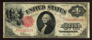 $1 1917 Legal Tender United States Note More Currency Op photo