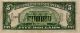 1934 - A $5.  00 Hawaii Federal Reserve Note - L55860792a - Bright Vf/xf Note Small Size Notes photo 1