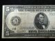 Large 1914 $5 Dollar Bill Federal Reserve Note Old Paper Money U.  S.  Currency Large Size Notes photo 2