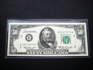 $50 1969 A York Federal Reserve Choice F Note photo