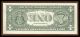 Big ' D ' Repeater Note Washington Dollar Bill 2003 A Crisp Unc Small Cents photo 3