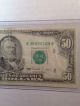 Small Face U.  S.  $50 Grant Fifty Dollar Bill - - B36890169b Small Size Notes photo 2