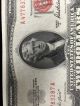 1953 A $2 Bill Red Seal Note Uncirculated Small Size Notes photo 8
