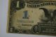 1899 $1 Black Eagle Silver Certificate Note/currency - Large Size - Blue Seal Large Size Notes photo 2