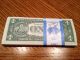 2013 $1 Frn Uncirculated Bep Strap 100 Bills Consecutive Atlanta F21652701 - 2800a Small Size Notes photo 3