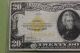 1928 $20 Gold Certificate Small Size Notes photo 2