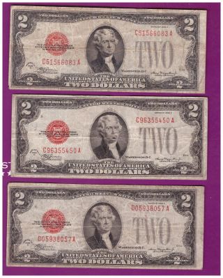 1928d $2 Dollar Bill Old Us Note Legal Tender Paper Money Currency Red Seal L237 photo