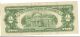 1963 $2 Dollar Bill Red Seal Note Circulated Small Size Notes photo 1