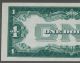 1928 $1 Dollar Federal Reserve Small Note Fr - 1600 Au,  /unc Funny Back Blue Seal Small Size Notes photo 4