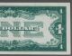 1928 $1 Dollar Federal Reserve Small Note Fr - 1600 Au,  /unc Funny Back Blue Seal Small Size Notes photo 5