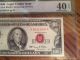 1966 $100 (pmg 40 Epq) Red Seal Legal Tender Note Small Size Notes photo 2