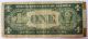 1935a $1 Silver Certificate Signed Short Snorter Small Size Note Dated 8/1/44 Small Size Notes photo 1