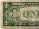 1935a $1 Silver Certificate Signed Short Snorter Small Size Note Dated 8/1/44 Small Size Notes photo 4