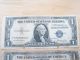 1935 D & E 3 U.  S.  Silver Certificate One Dollar Bills Small Size Notes photo 1