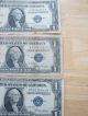 1935 D & E 3 U.  S.  Silver Certificate One Dollar Bills Small Size Notes photo 4