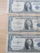 1935 D & E 3 U.  S.  Silver Certificate One Dollar Bills Small Size Notes photo 5
