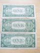 1935 D & E 3 U.  S.  Silver Certificate One Dollar Bills Small Size Notes photo 6