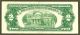 1953 Two Dollar Bill Red Seal H1 Series A41193122a Small Size Notes photo 2