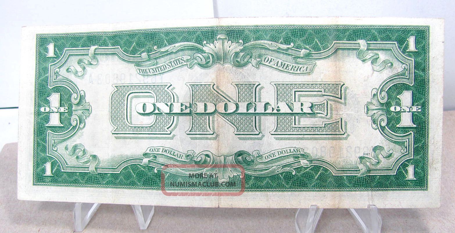 1928 $1 quot Funny Back quot U S Silver Certificate Series 1928a