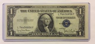 1935 - D Choice Uncirculated.  $1 Silver Certificate.  Us Paper Currency. photo