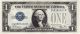 1928 - B Funny Back$1 Dollar Bill Old Us Paper Money Currency Blue Seal Silver One Small Size Notes photo 1