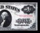 1917 $1 Legal Tender Bank Note Certificate Us Bill Red Seal American Large Size Notes photo 1
