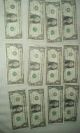 Twelve Dollars $12 Of Low 0 Serial Numbered One Dollar Bills.  2006 - 2009 Small Size Notes photo 1