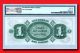 South Carolina Columbia 1866 $1 Pmg Gem Unc 66 Epq Pp - B Very White Finest? Paper Money: US photo 1