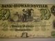 Undated 1861 $20 The Bank Of Howardsville Va Obsolete Note Signed,  Vf - Ef Rare Paper Money: US photo 4