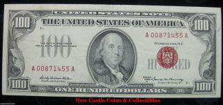 1966 A $100 United States Note.  Tougher A Series.  Circulated. photo