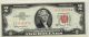 Sharp 1963a $2 Legal Tender Red Seal Note Fr 1514 - Pmg 63 Choice Uncirculated Small Size Notes photo 2