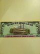 1987 $5 Disney Dollar With Sn A2128976 In Protective Sleeve Small Size Notes photo 3