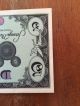 1987 $5 Disney Dollar With Sn A2128976 In Protective Sleeve Small Size Notes photo 6