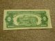 Red Seal $2 Bill Series 1953 Off Center Paper Money: US photo 1