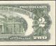 Unc 1963 A $2 Two Dollar Bill United States Legal Tender Red Seal Note Fr 1514 Small Size Notes photo 7