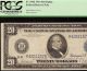Large 1914 $20 Dollar Bill Dallas Federal Reserve Note Currency Fr 1006 Pcgs Vf Large Size Notes photo 4